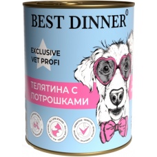 Best Dinner Exclusive Vet Profi Gastro Intestinal кон.для собак Телятина с потрошками